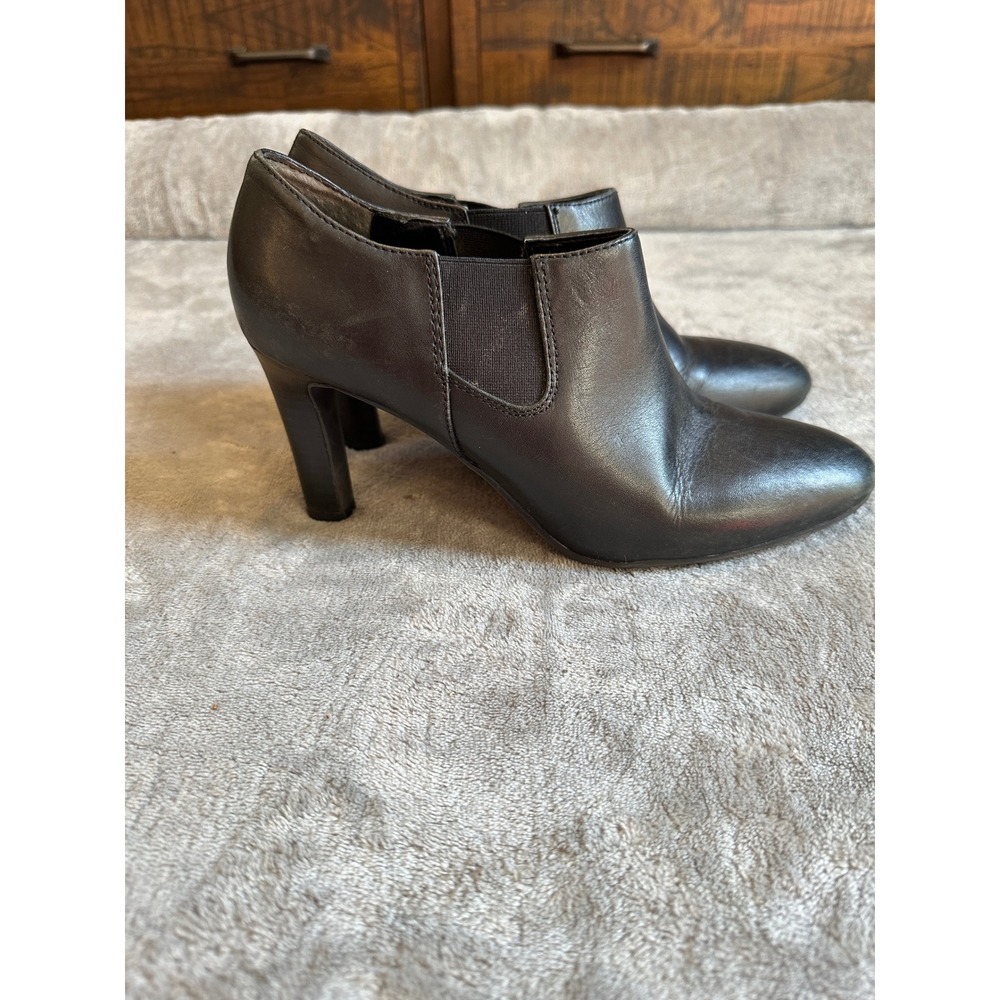 Women's Franco Sarto Black Heeled Booties